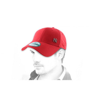 Casquette trucker noire Casquette NY flawless red